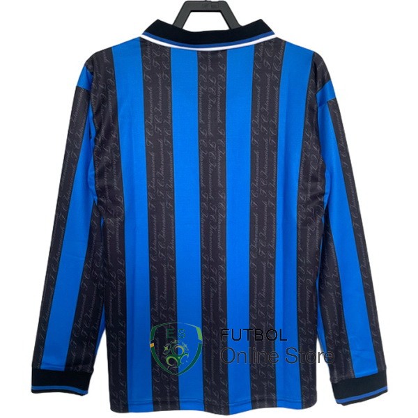 Retro Camiseta Manga Larga Inter Milan 1997/1998 Primera