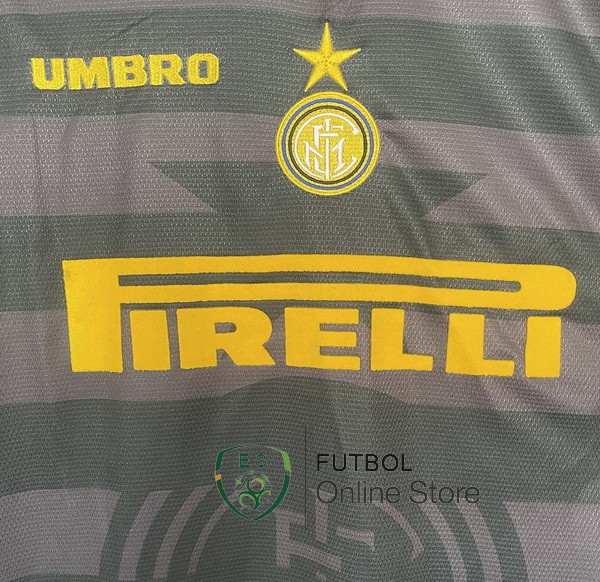 Retro Camiseta Manga Larga Inter Milan 1997/1998 Tercera