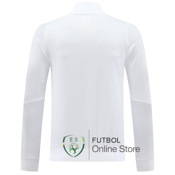 Ropa Deportiva Con Cremallera Larga AS Roma 24/2025 Blanco