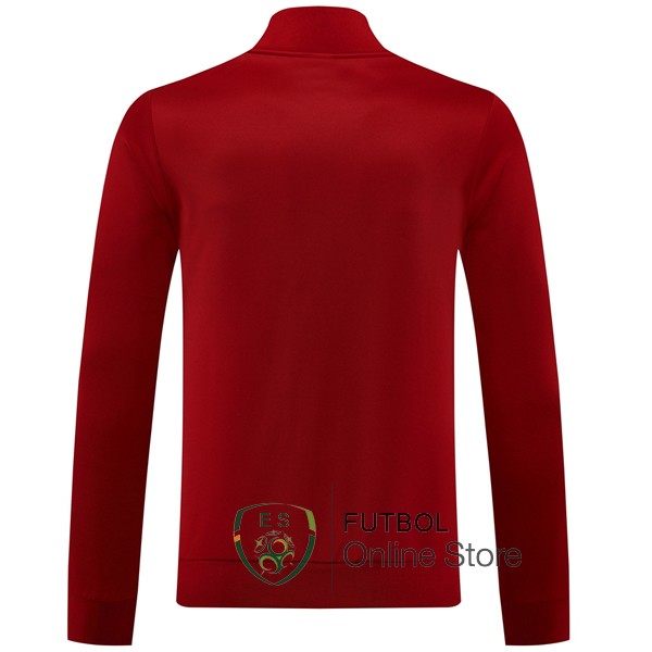Ropa Deportiva Con Cremallera Larga AS Roma 24/2025 Rojo