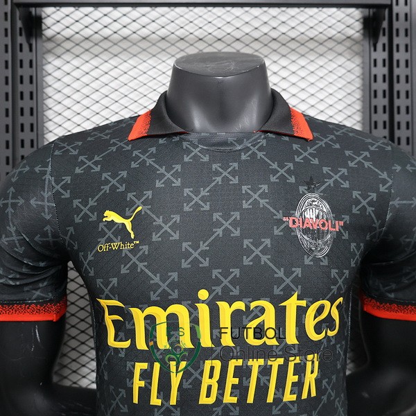 Tailandia Camiseta AC Milan 24/2025 Fourth Jugadores Verde Negro
