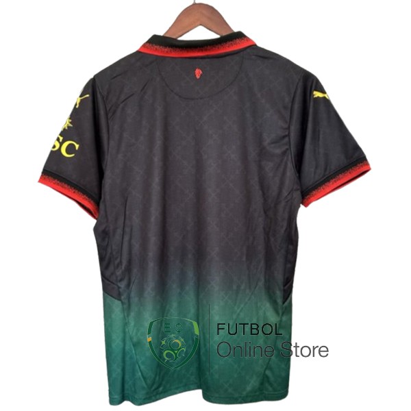 Tailandia Camiseta AC Milan 24/2025 Fourth Negro Verde