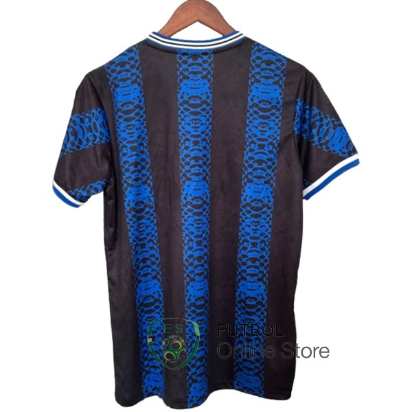 Tailandia Especial Camiseta Inter Milan 24/2025 Azul Negro