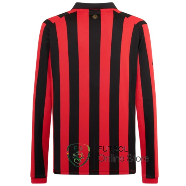 Tailandia Especial Camiseta Manga Larga AC Milan 24/2025 Rojo