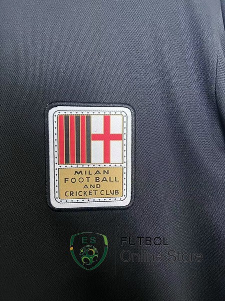 Tailandia Especial Portero Camiseta Manga Larga AC Milan 24/2025 Negro