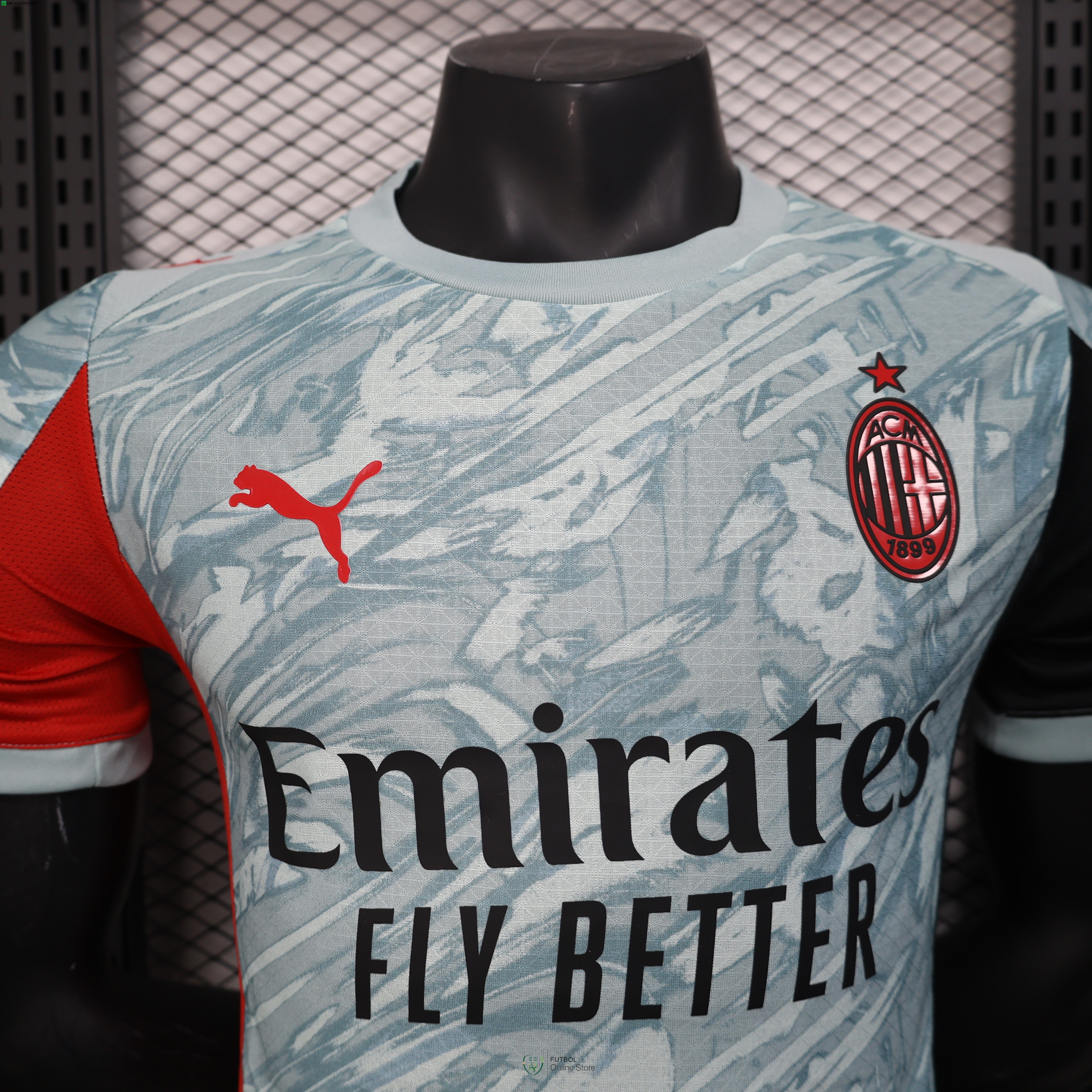 Camiseta AC Milan 25/2026 Segunda Jugadores Concepto