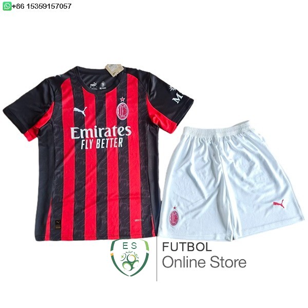 Camiseta AC Milan Conjunto Completo Hombre 25/2026 Primera
