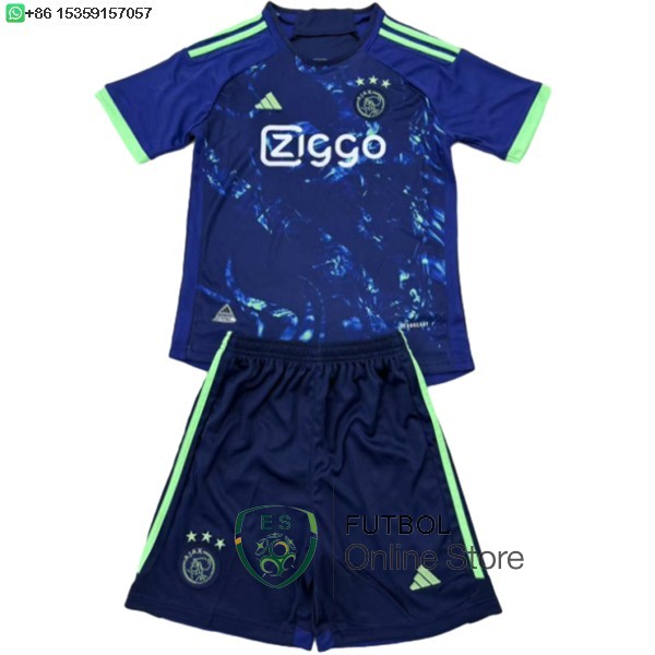 Camiseta Ajax Conjunto Completo Hombre 24/2025 Concepto Azul