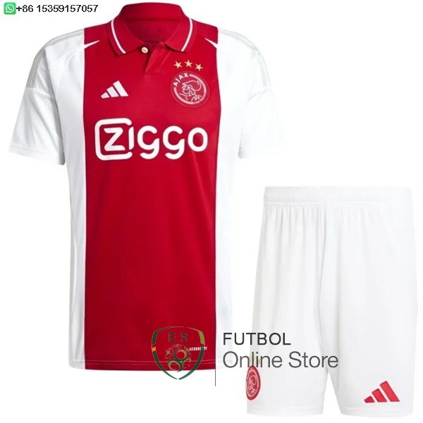 Camiseta Ajax Conjunto Completo Hombre 24/2025 Primera