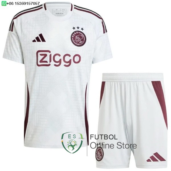 Camiseta Ajax Conjunto Completo Hombre 24/2025 Tercera