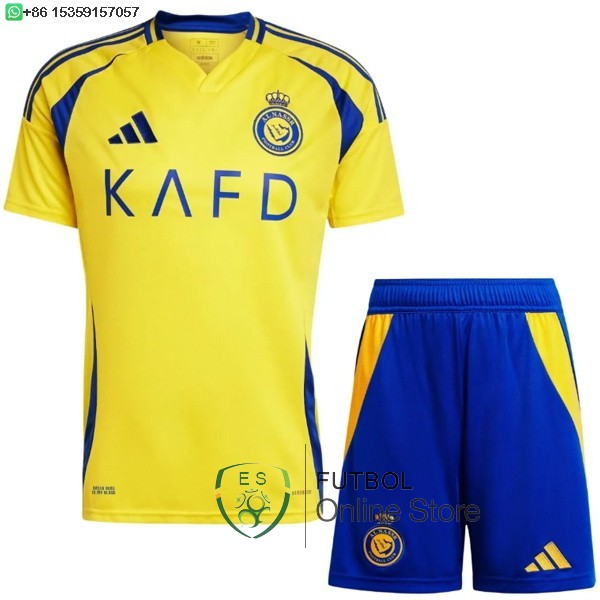 Camiseta Al Nassr Conjunto Completo Hombre 24/2025 Primera