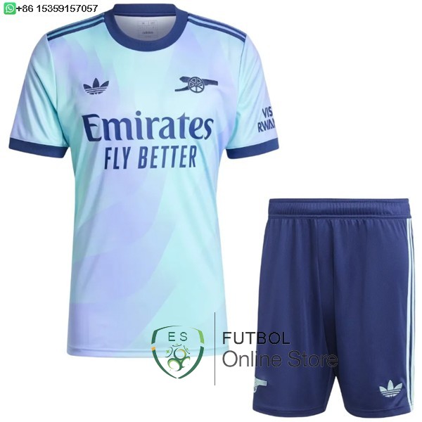 Camiseta Arsenal Conjunto Completo Hombre 24/2025 Tercera