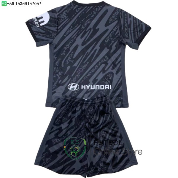 Camiseta Atletico Madrid Conjunto Completo Hombre 24/2025 Portero Negro