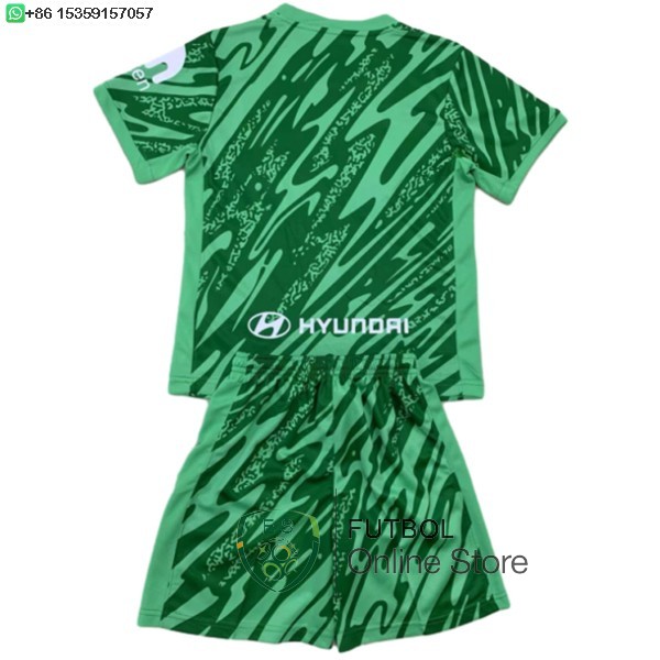 Camiseta Atletico Madrid Conjunto Completo Hombre 24/2025 Portero Verde