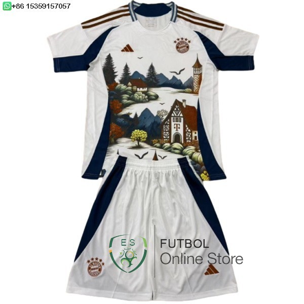 Camiseta Bayern Munich Conjunto Completo Hombre 25/2026 Especial Blanco