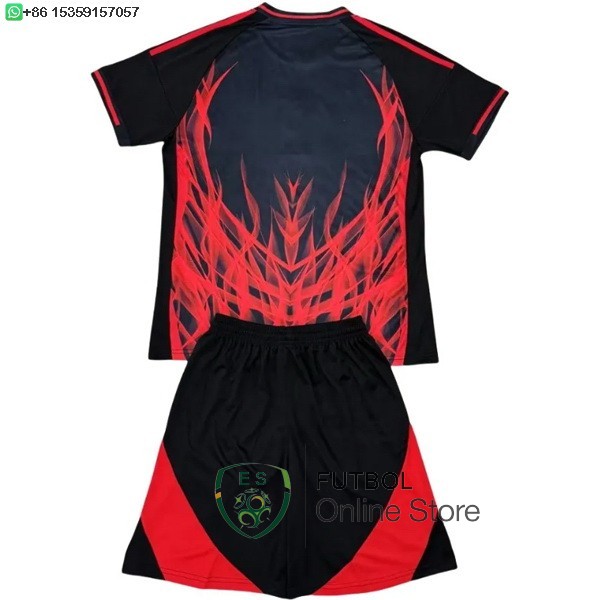 Camiseta Benfica Conjunto Completo Hombre 24/2025 Especial Negro Rojo