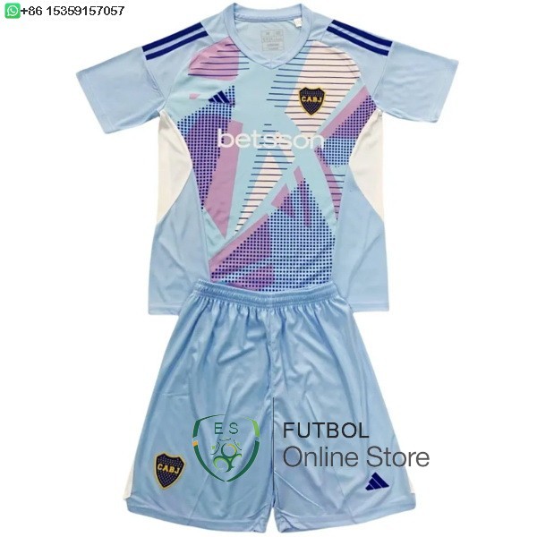 Camiseta Boca Juniors Conjunto Completo Hombre 24/2025 Portero Azul