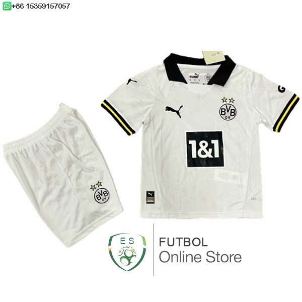 Camiseta Borussia Dortmund Ninos 24/2025 Tercera