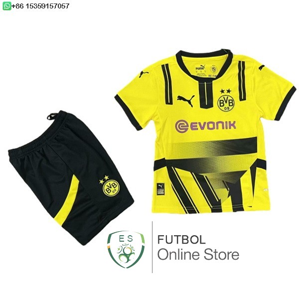 Camiseta Borussia Dortmund Ninos Especial 24/2025 Amarillo