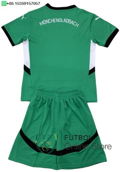 Camiseta Borussia Monchengladbach Conjunto Completo Hombre 24/2025 Segunda