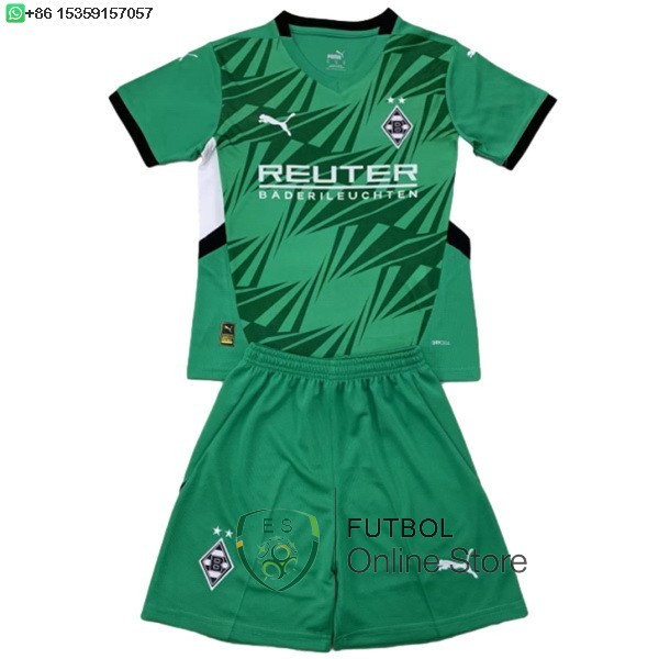 Camiseta Borussia Monchengladbach Ninos 24/2025 Segunda