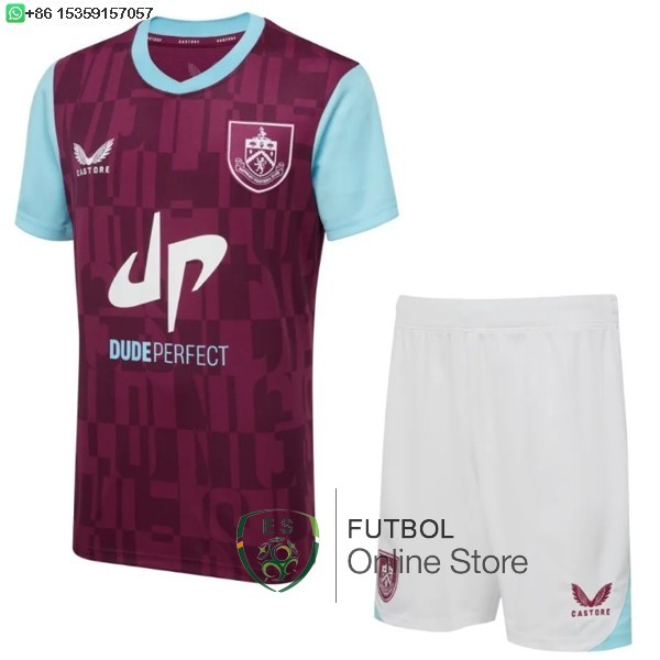 Camiseta Burnley Ninos 24/2025 Primera