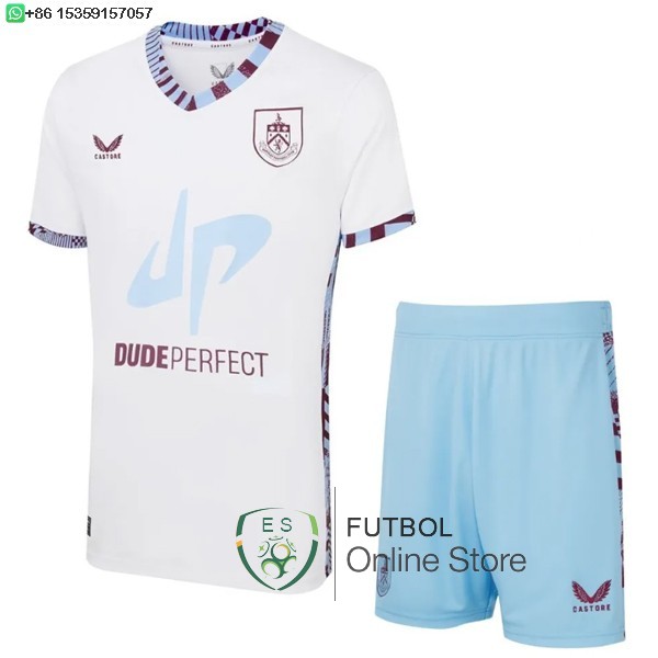 Camiseta Burnley Ninos 24/2025 Tercera