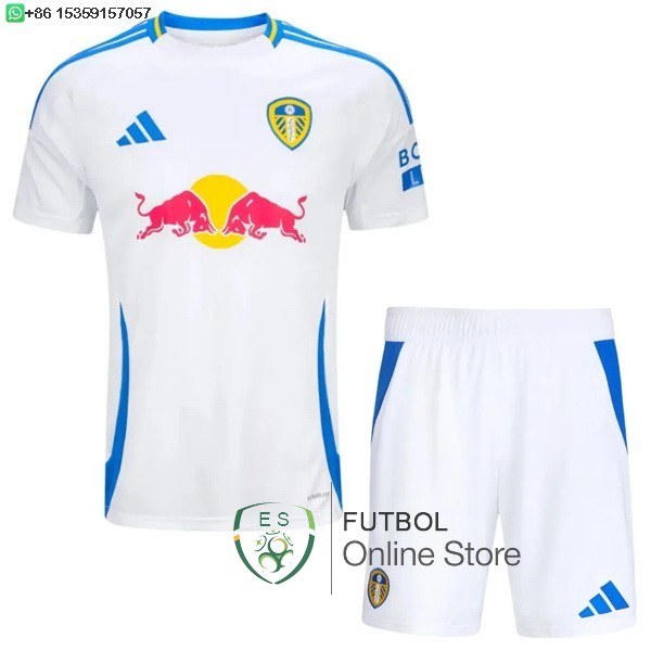 Camiseta Camiseta Leeds United Conjunto Completo Hombre 24/2025 Primera