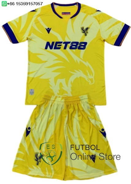Camiseta Crystal Palace Conjunto Completo Hombre 24/2025 Tercera