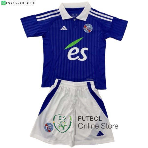 Camiseta Estrasburgo Ninos 24/2025 Primera Camiseta Estrasburgo Ninos 24/2025 Primera
