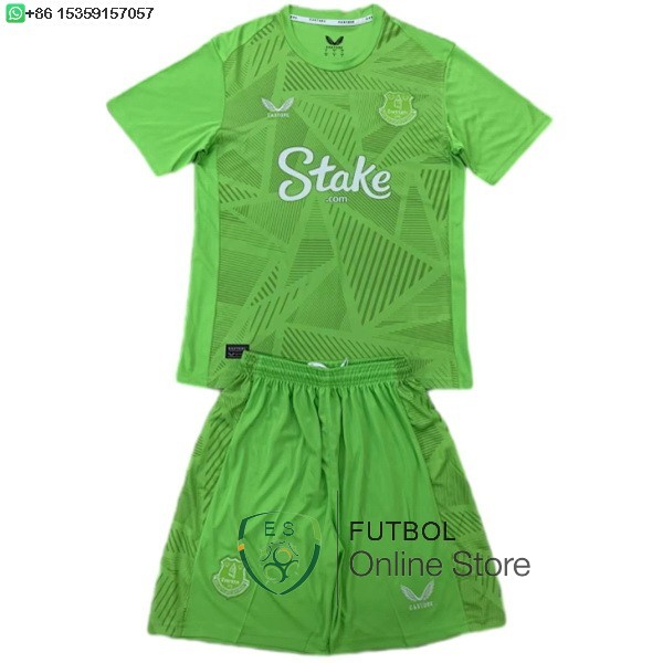 Camiseta Everton Conjunto Completo Hombre 24/2025 Portero Verde