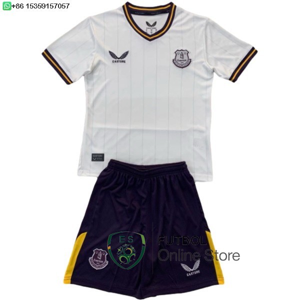 Camiseta Everton Ninos 24/2025 Tercera