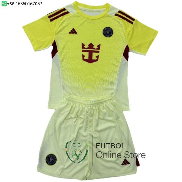 Camiseta Inter Miami Conjunto Completo Hombre 25/2026 Portero Amarillo