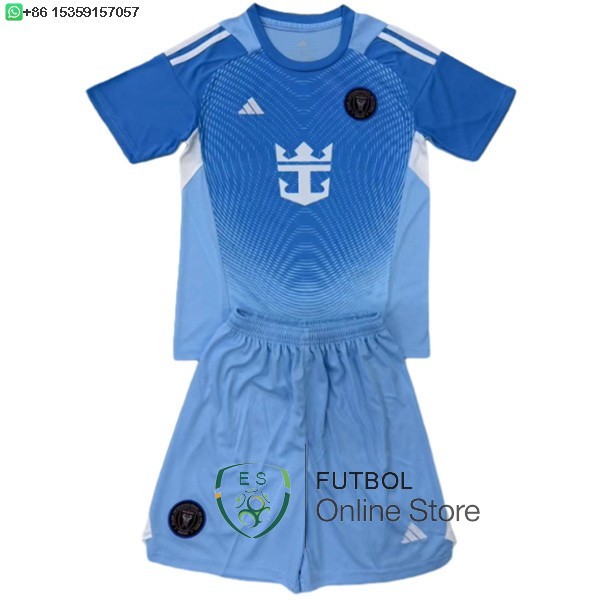 Camiseta Inter Miami Conjunto Completo Hombre 25/2026 Portero Azul