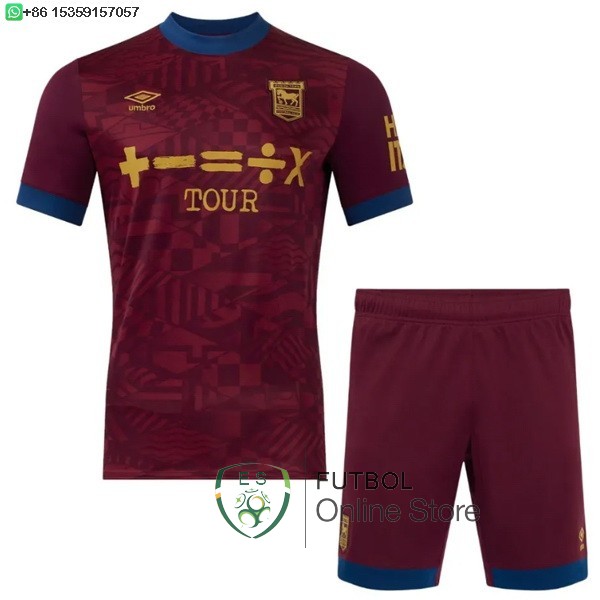 Camiseta Ipswich Town Conjunto Completo Hombre 24/2025 Segunda