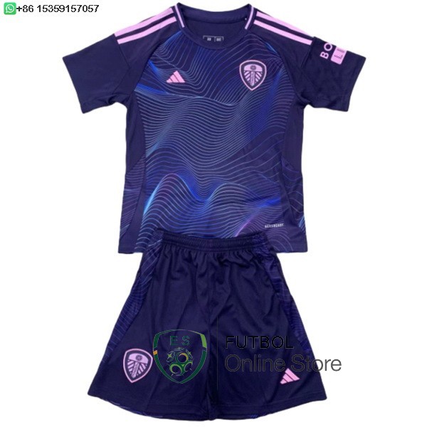 Camiseta Leeds United Ninos 24/2025 Tercera