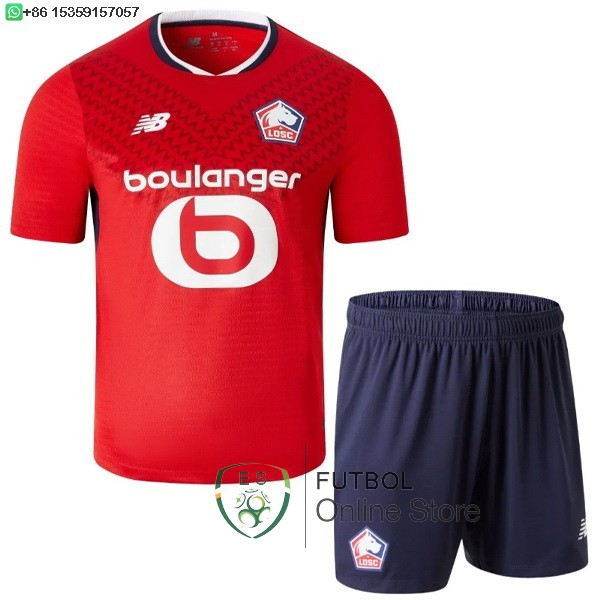 Camiseta Lille Conjunto Completo Hombre 24/2025 Primera