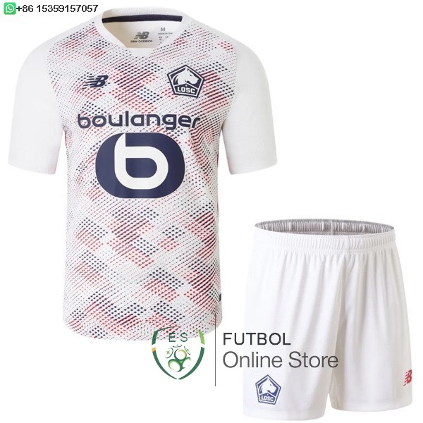 Camiseta Lille Conjunto Completo Hombre 24/2025 Segunda