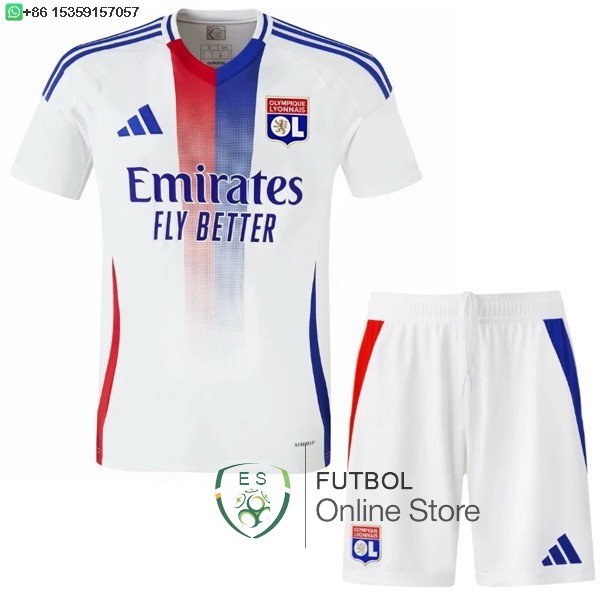 Camiseta Lyon Conjunto Completo Hombre 24/2025 Primera