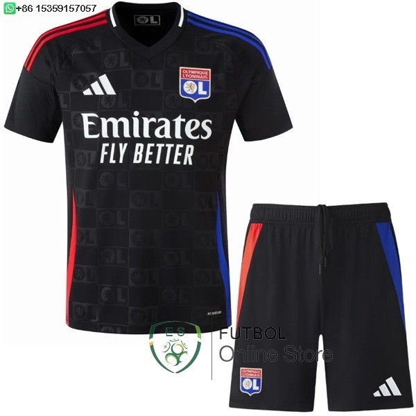 Camiseta Lyon Conjunto Completo Hombre 24/2025 Segunda