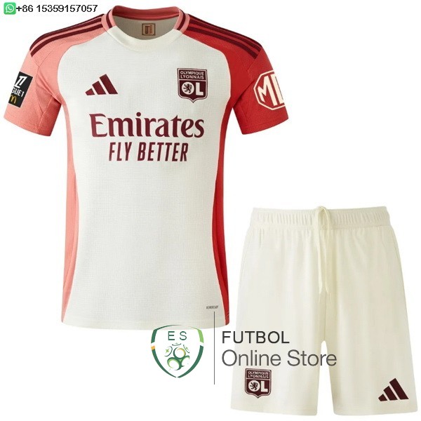 Camiseta Lyon Conjunto Completo Hombre 24/2025 Tercera