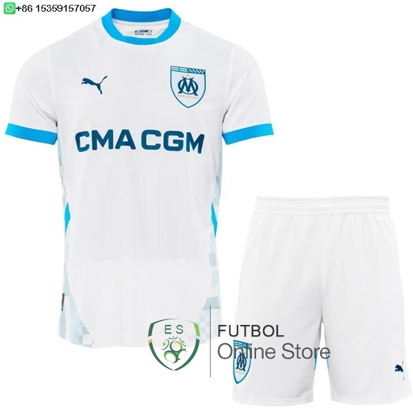 Camiseta Marsella Conjunto Completo Hombre 24/2025 Primera