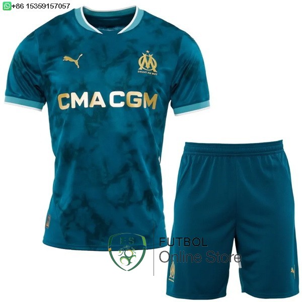 Camiseta Marsella Conjunto Completo Hombre 24/2025 Segunda