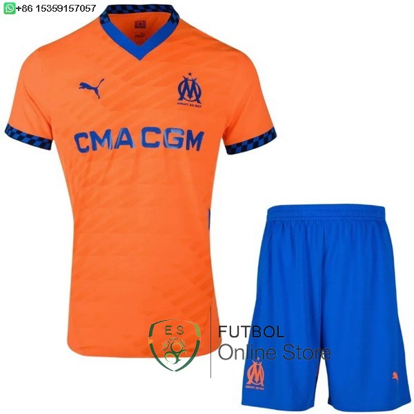 Camiseta Marsella Ninos 24/2025 Tercera