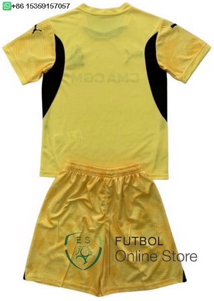 Camiseta Marsella Ninos Portero 24/2025 I Amarillo