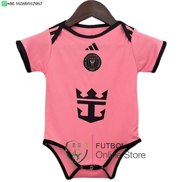 Camiseta Onesies Inter Miami Ninos 24/2025 Primera