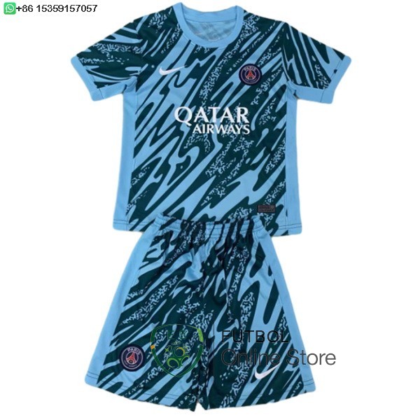 Camiseta Paris Saint Germain Conjunto Completo Hombre 24/2025 Portero Azul