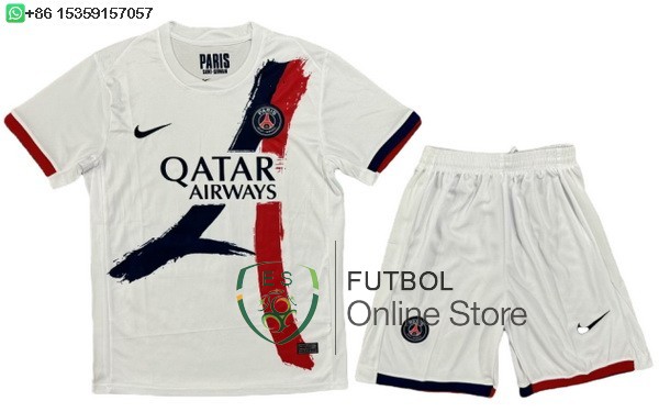 Camiseta Paris Saint Germain Conjunto Completo Hombre 24/2025 Segunda