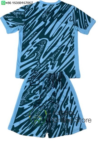 Camiseta Paris Saint Germain Ninos Portero 24/2025 Azul