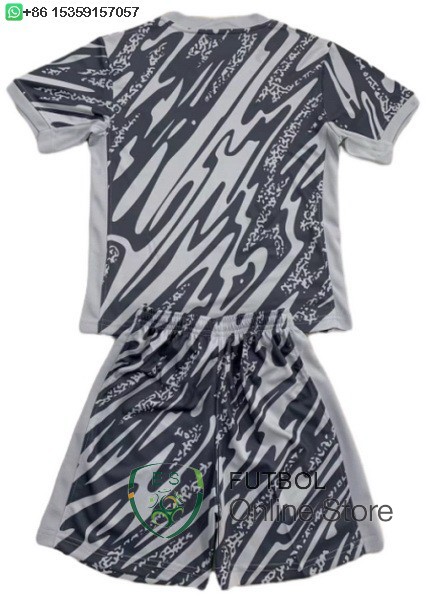 Camiseta Paris Saint Germain Ninos Portero 24/2025 Gris